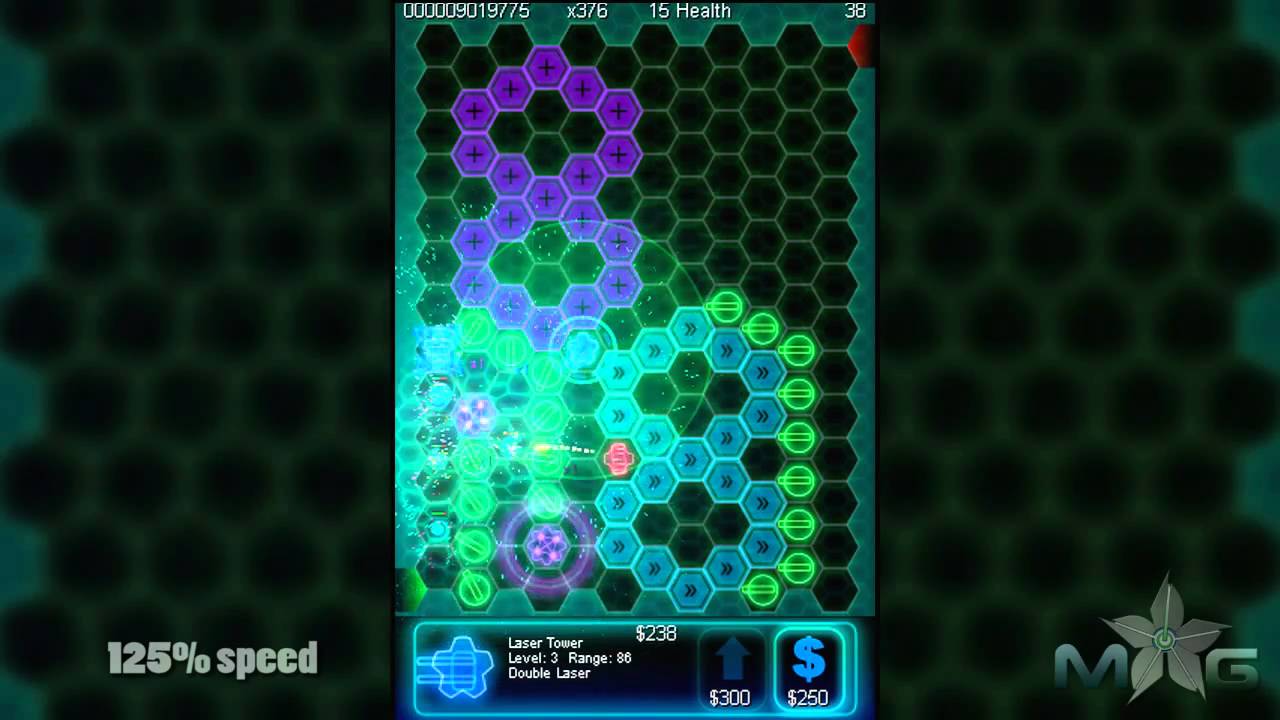 geoDefense Swarm: Hard Level 10 Crazy 88s Walkthrough pt 2