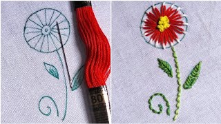Lazy Daisy Stitch, Amazing Different Type Flower Design, Handmade Embroidery Tutorial
