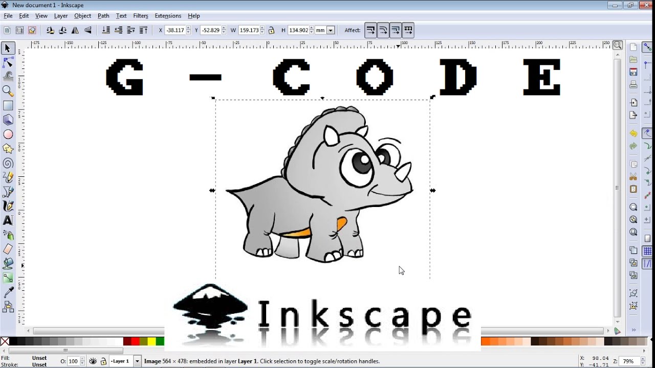 Download How To Make G Code File Of Any Image For Cnc Machine Inkscape Youtube