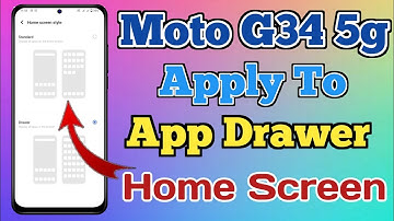 Moto G34 5gApp Drawer Setting Kaise On Kare // How To App Drawer Setting On Moto G34 5g