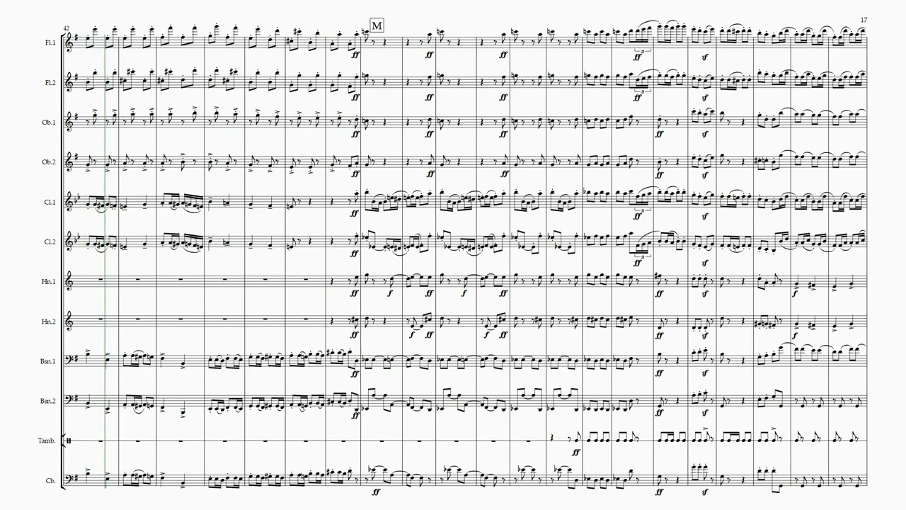 Nutcracker Mini-Suite for wind decet and double bass