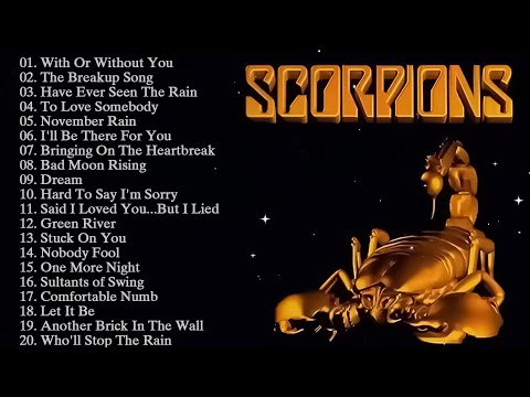 Scorpions, Guns' N Roses, Queen, Aerosmith, U2, Bon Jovi - Top 100 Classic Rock Songs Of All Time