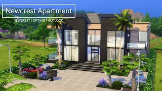 Newcrest Apartment For Rent | The Sims 4 | Stop Motion Build | No CC