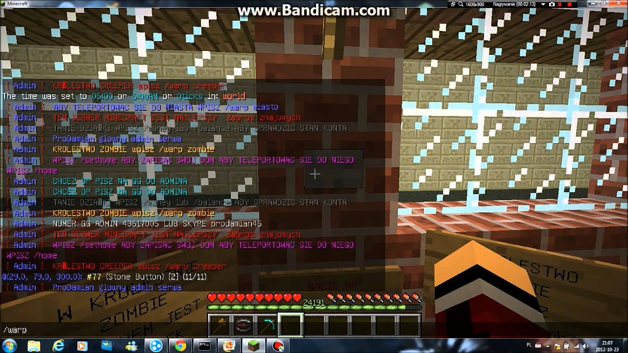 Serwer Minecraft z darmowymi rzeczami diamentowymi YouTube