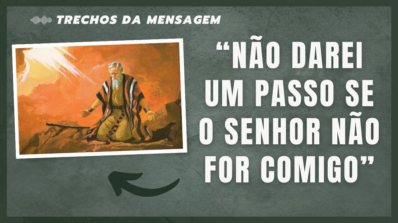 NÃO DAREI UM PASSO SE O SENHOR NÃO FOR COMIGO - YouTube