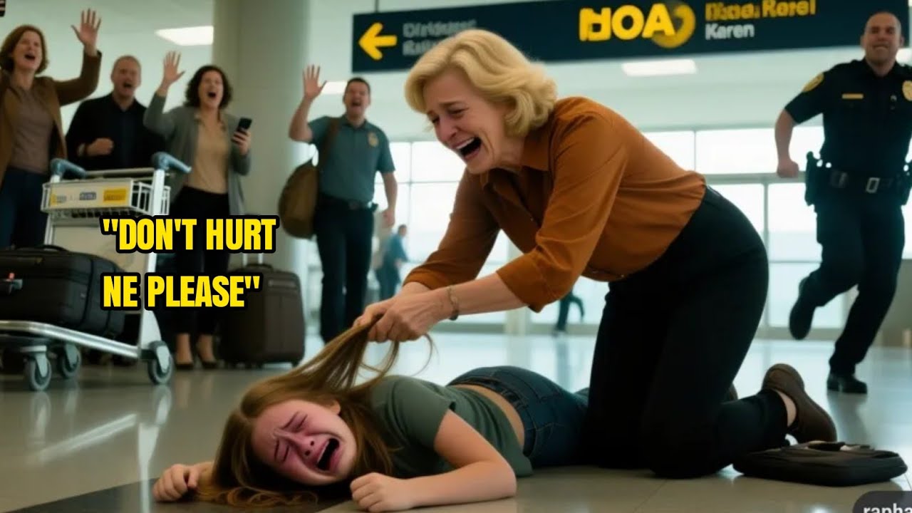 HOA Karen Dragged My Daughter by Her Hair at the Airport — Travelers Screamed as Security Intervened