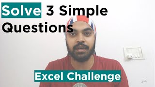 DAX v/s Excel Formulas - Solve 3 Questions!