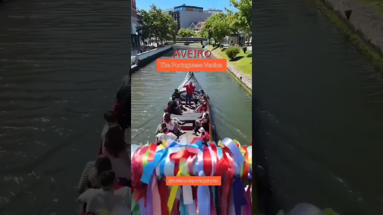 Aveiro The Venice of 🇵🇹 with beautiful canals|Aveiro is an hour-drive from Porto|#portugal#aveiro#eu