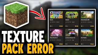 How to Fix Minecraft Texture Pack Not Showing - Full Guide