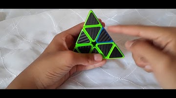 Resolver Cubo Pyraminx || Paso #2 Colocar Aristas en la Cara Superior (Caso 2)