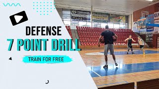 7 Point Drill Defense Drill For Basketball 4K