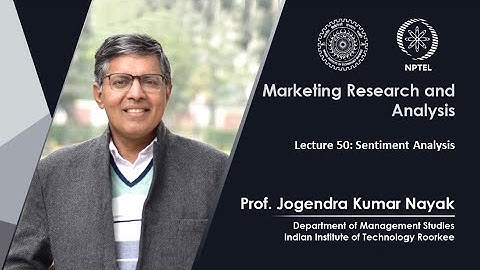 Lecture 50: Sentiment Analysis