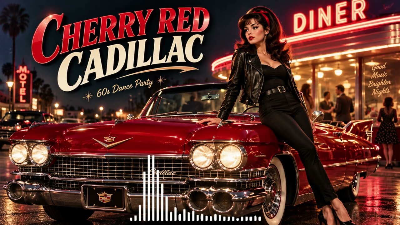 CHERRY RED CADILLAC – 60s Dance Party Vintage Rock & Roll - YouTube