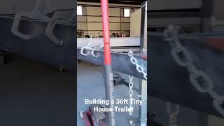 Building a 36ft Tiny House Trailer #tinyhouse #tinyhousetrailer #tinyhousenation #tinyhome