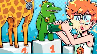 Slimecicle Competes in the Animal Olympics