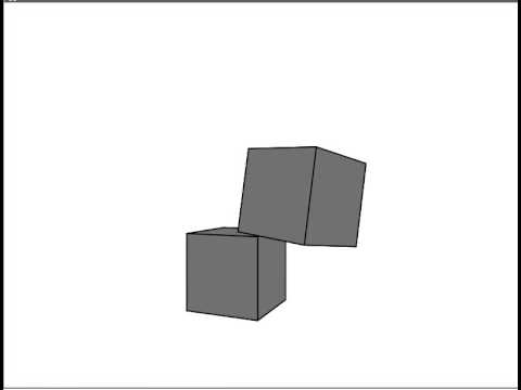Falling cubes