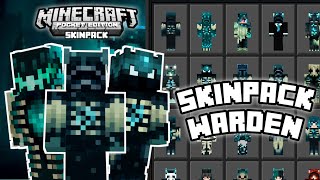 Skinpack Tema Warden Style - Minecraft pocket edition all version