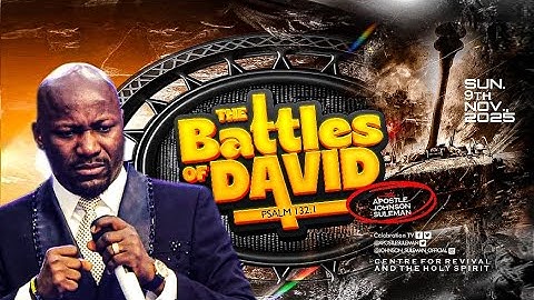 Full Message! THE BATTLES OF DAVID By Apostle Johnson Suleman || Sunday Service - 9th Nov., 2025
