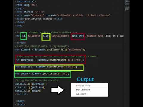 Exploring HTML Attributes with JavaScript - YouTube