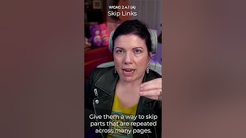 WCAG 2.4.1 - Bypass Blocks