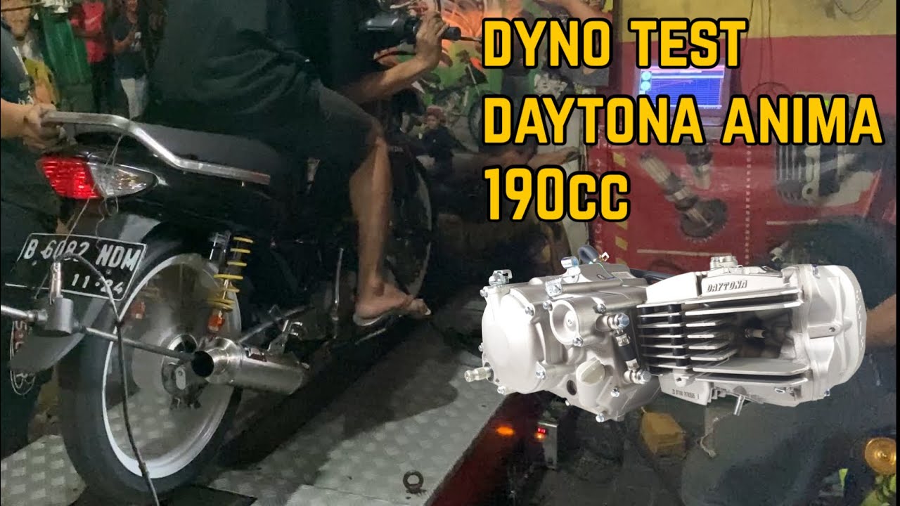 Dyno Test Supra BAPAK - Supra Daytona anima 190cc