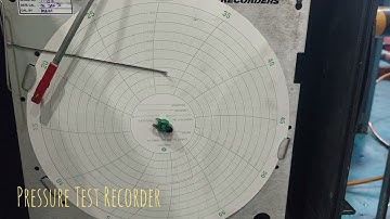 Pressure Test | Pressure Chart Recorded #inspection #drilling #rig #drillingwell