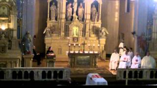 Anne Rookey Sings at Richard Blaney Funeral