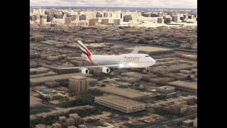 Boeing 747 make a Smooth landing at King Abdulaziz International Airport