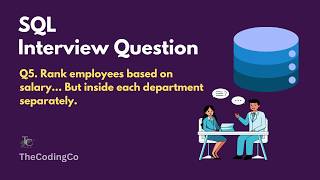 Rank Employees Inside Each Department | SQL RANK vs DENSE_RANK vs ROW_NUMBER | Q5