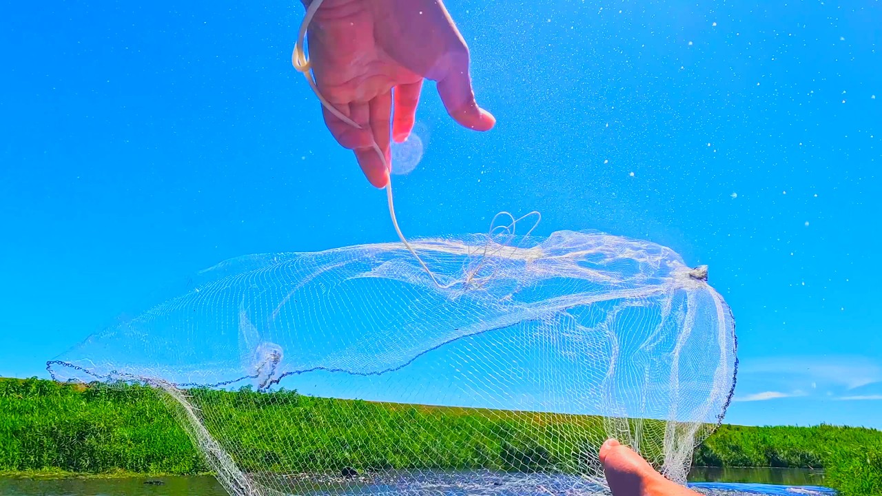 鮎の刺網・投網と骨折