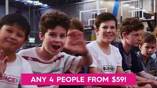 Awesome 4Some Fun At Bounce