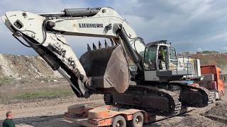 Relocating On Site The Liebherr 984 Excavator - Labrianidis Mining Works 4k