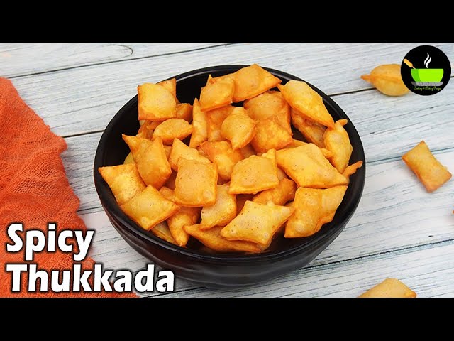 Spicy Thukkada | Savory Thukkada | Diwali Snacks | Diamond Cuts| Wheat Flour Snacks| Tea Time Snacks | She Cooks