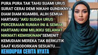 Pura Pura Tk Tahu Suami Urus Cerai Demi Nikahi Gundik Diam Diam Kuambil Hartaku  Mreka Panik Saat