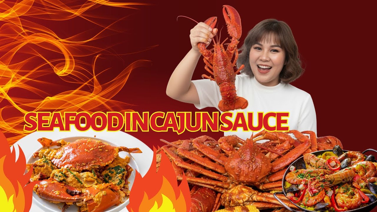 GIANT SEAFOOD CAJUN SAUCE! 🦞🦀🦐