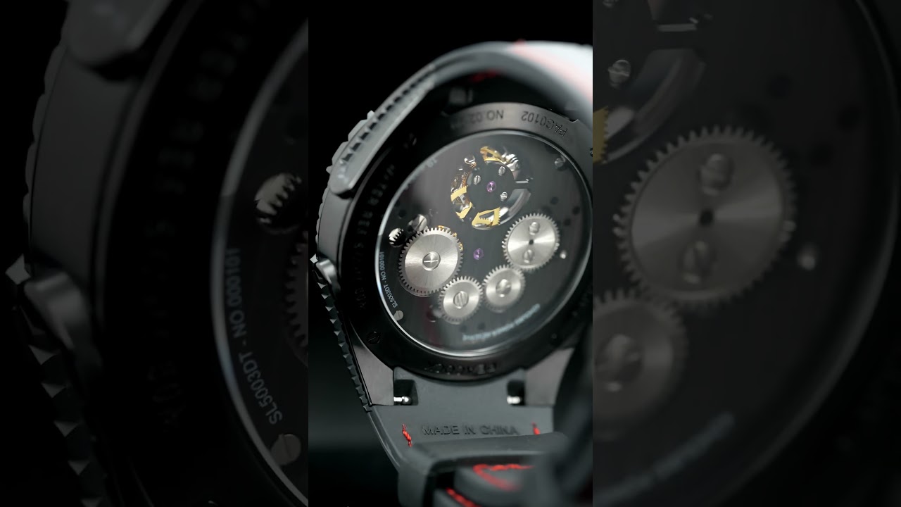 Peacock Plume Warrior Center Axis Tourbillon Watch