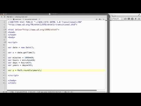JavaScript - 39. Playing around with the getTime method