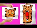 How to make funny cat papercraft easy