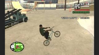 GTA San Andreas: World Record Attempt - BMX Challenge