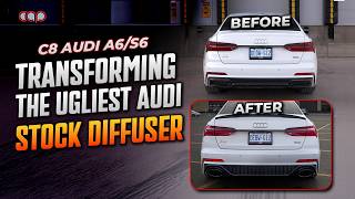 Transforming the Ugliest C8 Audi A6/S6 Stock Diffuser | CAP