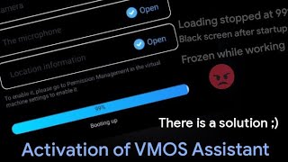 Activation of VMOS Assistant (for android 12 and 13)