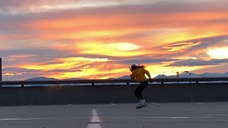 Flatland Practice 44 - Xmas sunset with fresh wizard liners