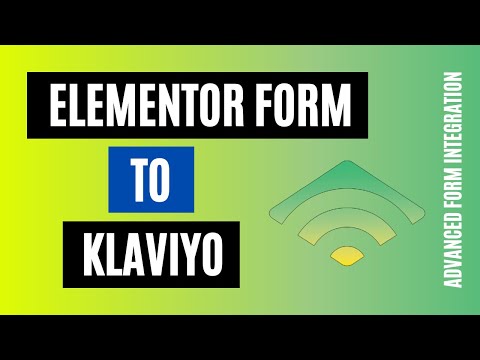 Elementor Form to Klaviyo Integration Tutorial | AFI