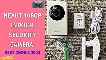 NexHT Indoor Security Camera 1080P WiFi Review & Unbox | 2-Way Audio and Motion Detection