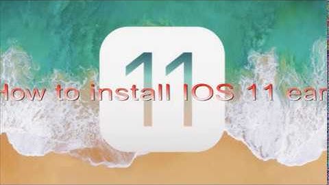 How To Install IOS 11 Early No Computer Needed