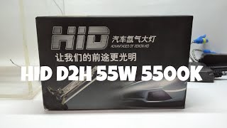 Bolham HID Xenon R8 D2H 55W 5500K Test Lux