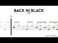 How to play back in black on drums 
