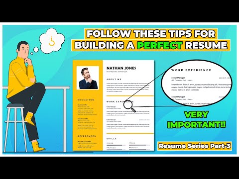 Resume Building Series Part 3 | How to include experience, Internship in Resume