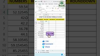 How to use Round Formula in Excel 🔥 || Round Formula || #excelwithbapisardar #exceltips #bapisardar