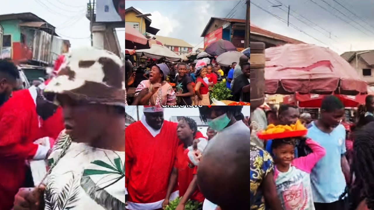 UNTOUCHABLE закрывает рынок Энугу с БЕЗУМНОЙ рождественской раздачей — толпа сходит с ума! 😂🎁🔥